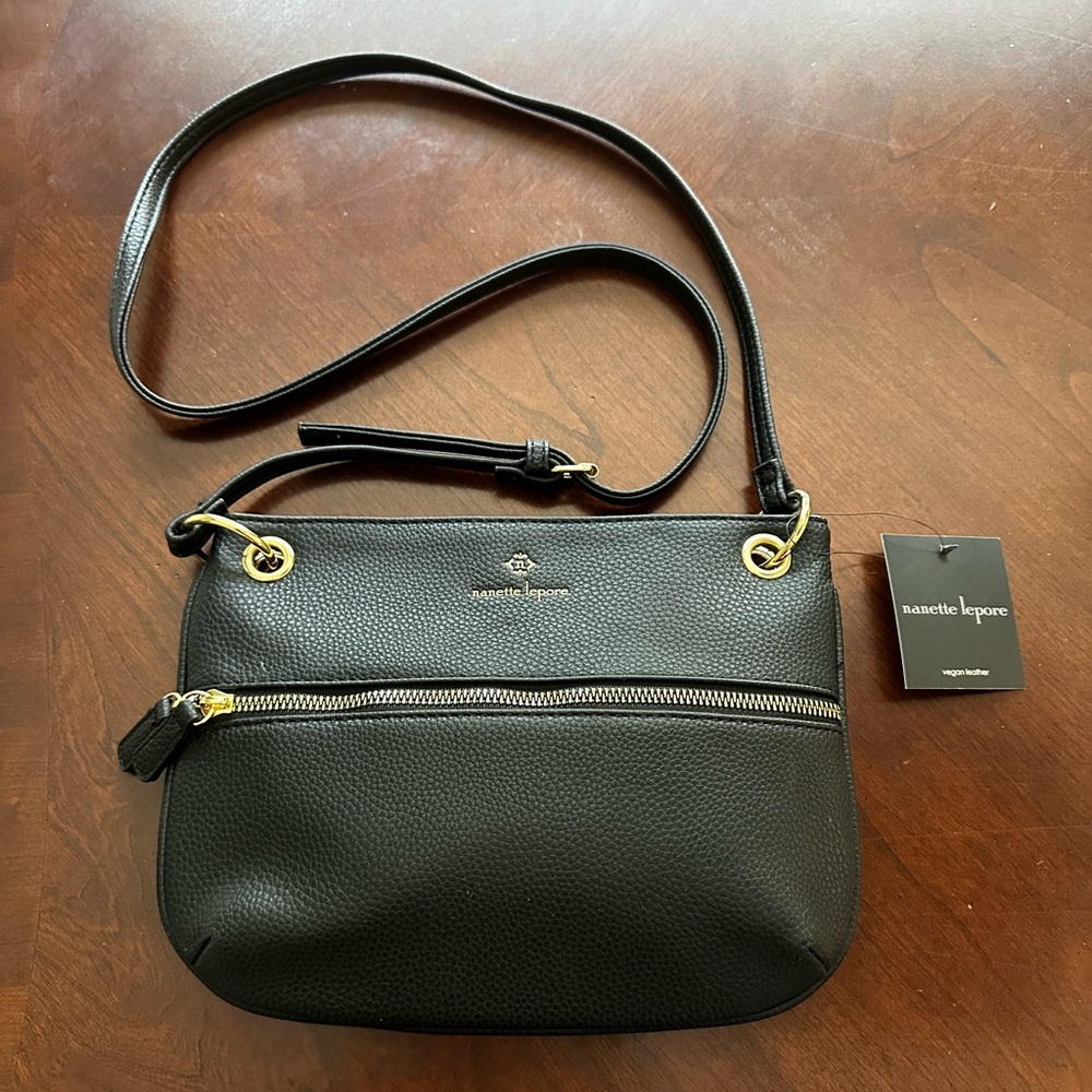 Nanette Lepore Black Crossbody Bag
